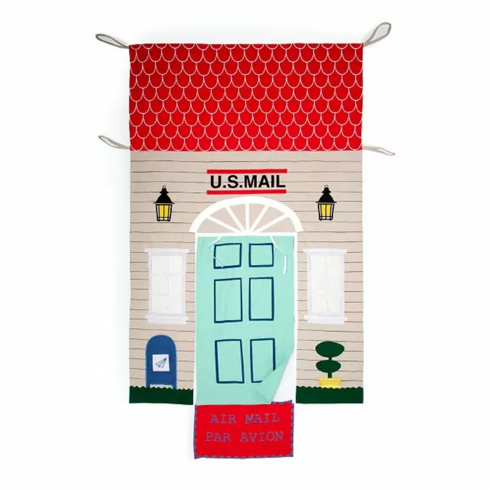 NWT Post Office Hanging Doorway Backdrop Banner